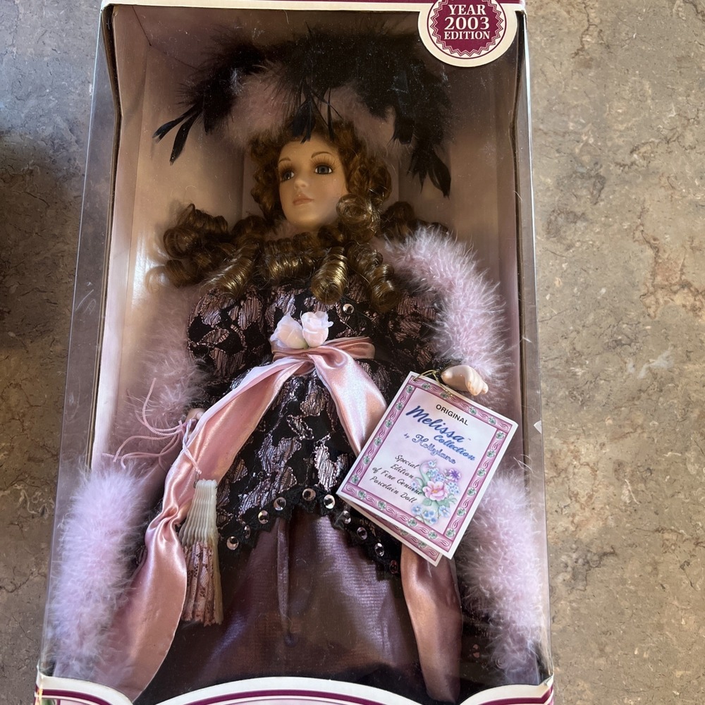 2003 MELISSA COLLECTION BY HOLLYLANE Fine Porcelain DOLL! RARE